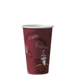 16 oz.coffee print paper hot cup